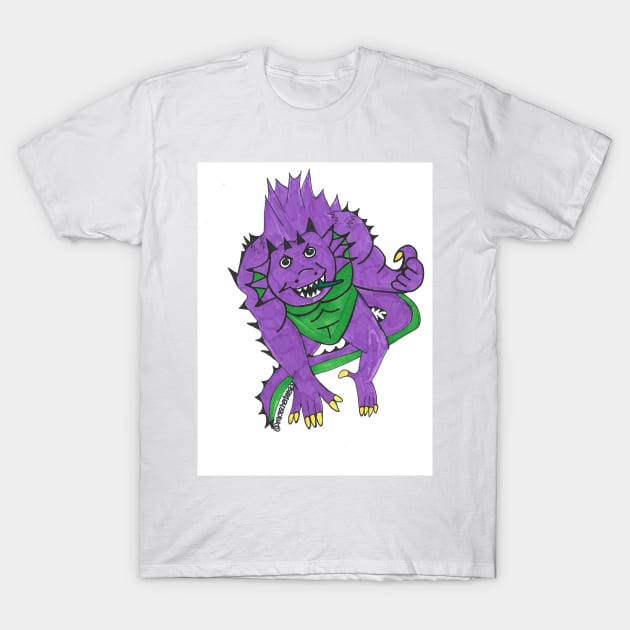 Barney the Fire Lizard T-Shirt by Mrsscherbatsky